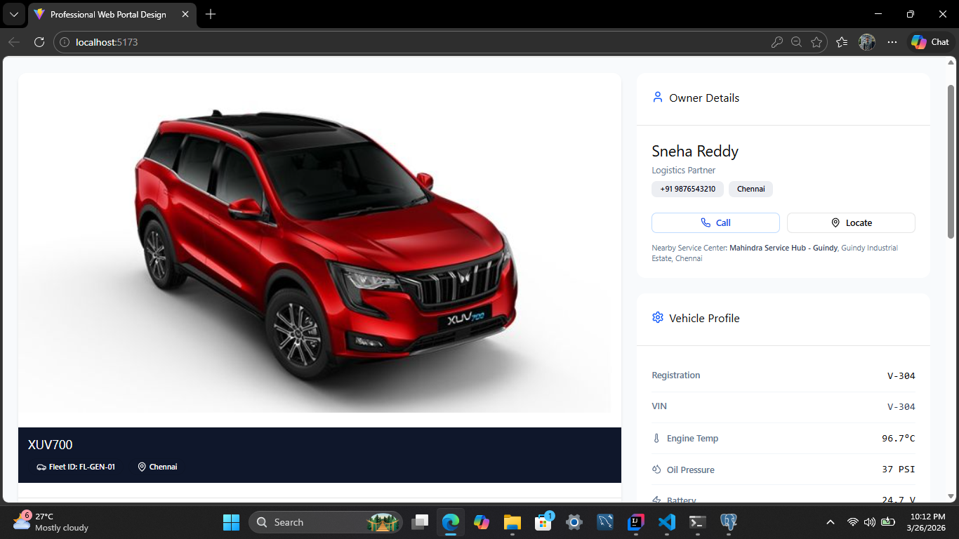 AI Predictive Maintenance for Vehicle Service Scheduling System screenshot 4
